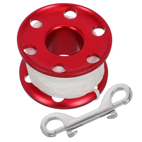 Moulinet de plongée anti-emmêlement avec ligne de sécurité pour snorkeling