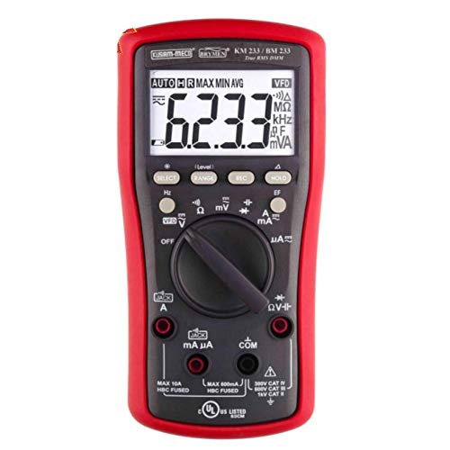 Kusam Meco "Ul" Approved Digital Multi-meter, Km 233 (Medium, Multicolour)