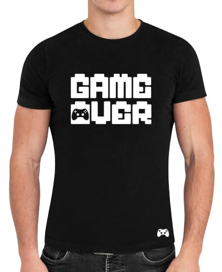 Pink Pearl Sobek Men's Game Over Printed T Shirt