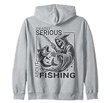 Photo Gallery pesca grim reaper scheletro divertente spettrale amante della pesca felpa con cappuccio Photo Gallery pesca grim reaper scheletro divertente spettrale amante della pesca felpa con cappuccio
