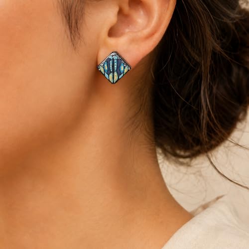 Image of Boho Chic Earrings Collection - Colorful Tassel, Chandeliers, Hoops & Huggies for Women