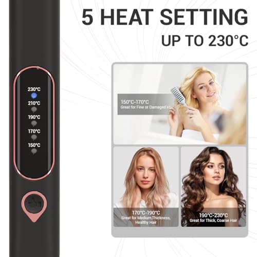 Plancha de Pelo Profesional 1 Pulgada Control Temperatura miniatura 5