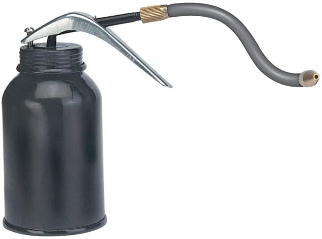 Plews Pistol Grip Flex Spout Oiler 8 Oz 7 Black Metal