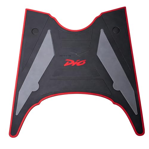 Image of Dio 110 BS6 Premium Floor Mat | Anti-Slip Heavy-Duty Rubber | Waterproof All-Weather Protection | Custom Fit Scooter | Deepon Auto Care