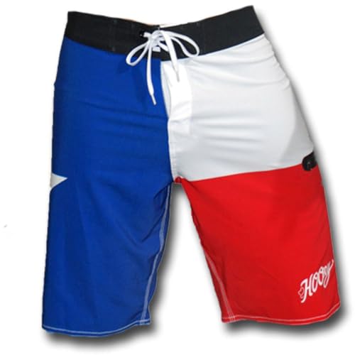 HOOEY - Youth Texas Board Shorts, Color As Shown, Size: Small