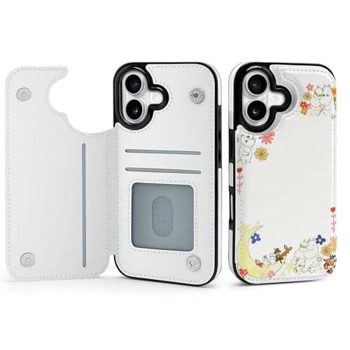 For iPhone 16 Plus �Ή� �P�[�X �蒠�^ ���[�~�� �_�u���{�^���^ ���u���@�\ ���z�^ �v���~�A�����U�[�E�H���b�g�P�[�X, �}�O�l�b�g�� ���G��ǂ� �������U�[ �_�炩��tpu�P�[�X �J�[�h���[ ���^ �y�� 360�x�ی� #-B128SH