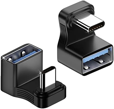 CY Cavo Adattatore USB 3.0 Angolato, 2 Pezzi, Da Maschio A Femmina, Prolunga 180 Gradi, 5 Gbps - Foto 11