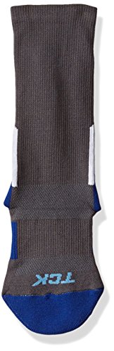 TCK Player Id Number Crew Sock - Royal/Graphite/White