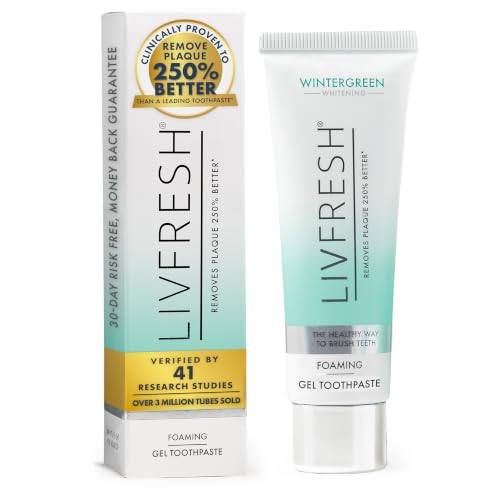 LIVFRESH Toothpaste Gel, Clinically Proven to...