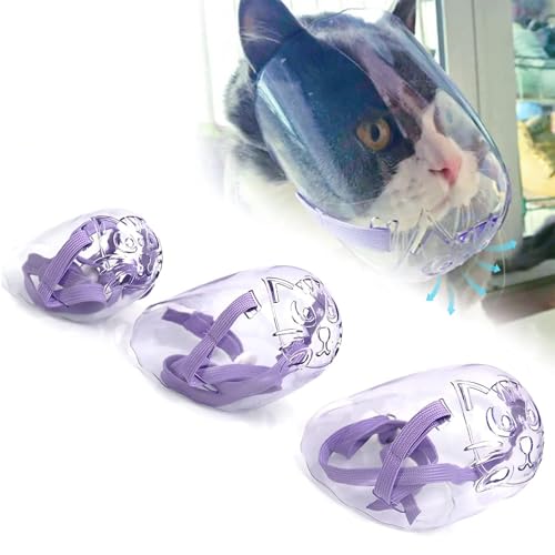 Tylulikaty 3PCS Transparent Muzzle Set