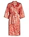 Produktbild ESSENZA Kimono Sarai Vivienne Blumen Baumwollsatin Orange, XL