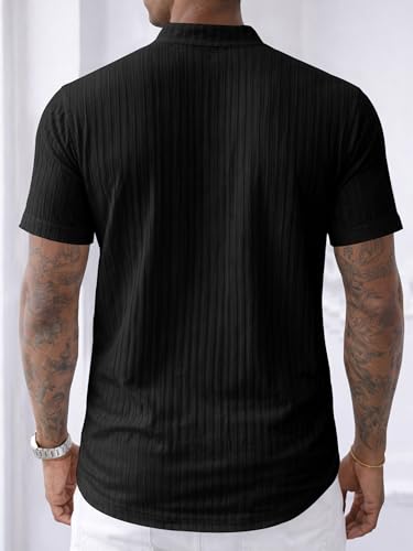 Image of Noble Monk Men's Solid Casual Shirt |Half Sleeve | Regular Fit |Stylish Shirt for Men