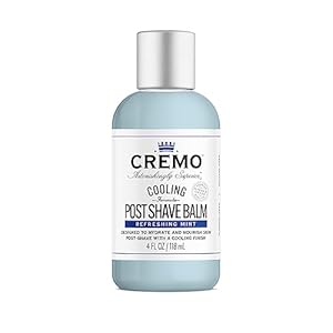 Cremo Cooling Formula Post Shave Balm, Soothes, Cools And Protects Skin From Shaving Irritation, Dryness and Razor Burn, 4 Oz