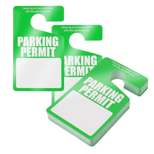 50PCS Parking Passes Hanging for Car,3