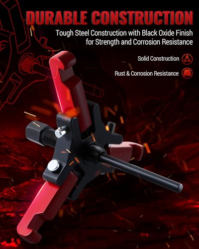 image for Reywoo Harmonic Balancer Puller Kit, Adjustable 3-Jaw Puller for Remov