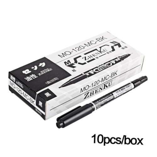 IWOWHERO 10 Körperkunststifte Tattoo-tracking-stift Tattoo-e Für Die Haut -marker Markierungse Mit Spitzen Hand Tinte Doppelkopf Mal