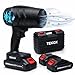 TEKOX Cordless Air Duster for Electronics & Car Detailing – 180,000 RPM High Power, Rechargeable 21V Keyboard Cleaner & Air Blower, 2 Batteries Included