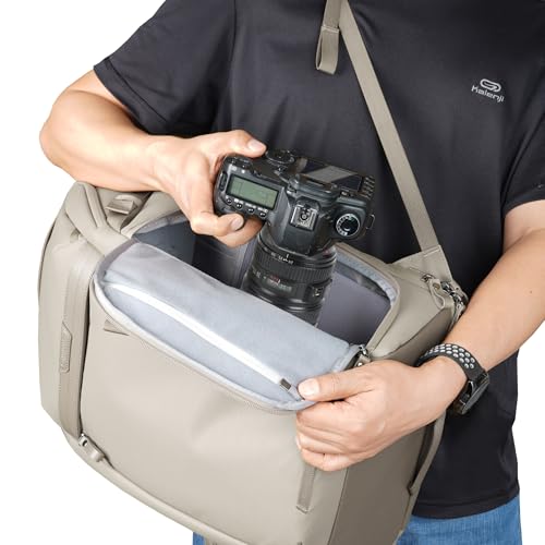 Mochila para cámara VANGUARD VEO Metro B20L 20L crema miniatura 5