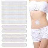 200 Pcs Castor Oil Belly Button Patch, Disposable Castor Oil Patches Belly Button, Self-Adhesive Organic Cotton, Portable, Highly Absorbent, Leak-Proof