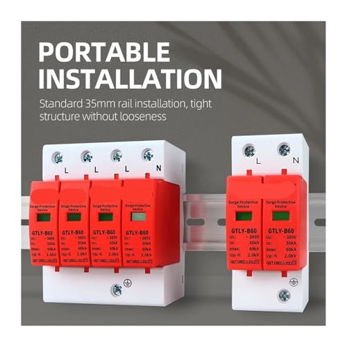 Protector contra sobretensiones AC SPD para asegurar cuadros eléctricos 6