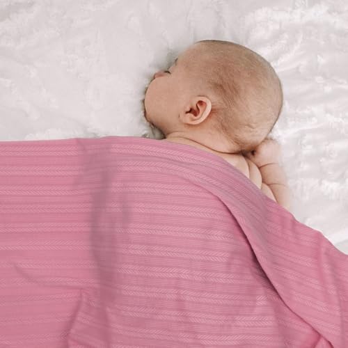 Image of AQOKKA Baby Swaddle Blankets with Bow Hat Headband Set Wheat-Pattern Infant Receiving Blankets Swaddles for Newborns Unisex Toddler Swaddle Wrap Sets for Baby Girls Boys Nursery Warm Shower Gift