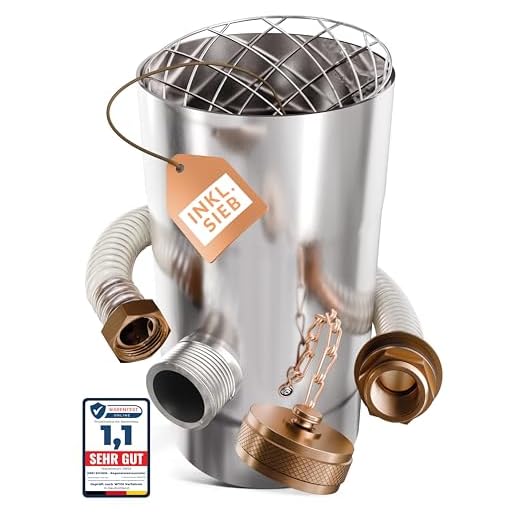 Drei Eichen Stainless Steel Rain Collector