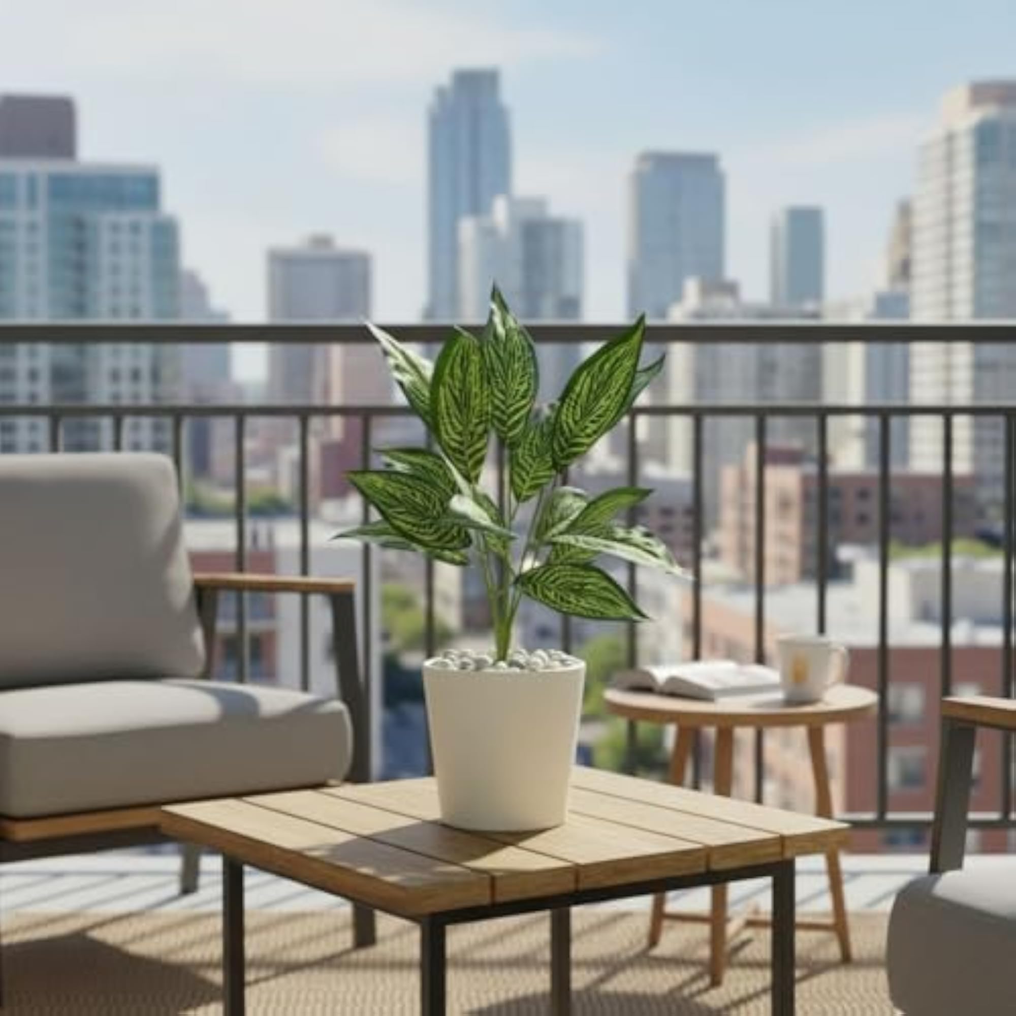 Artificial Real Touch Leaves Stem for Vase Decoration