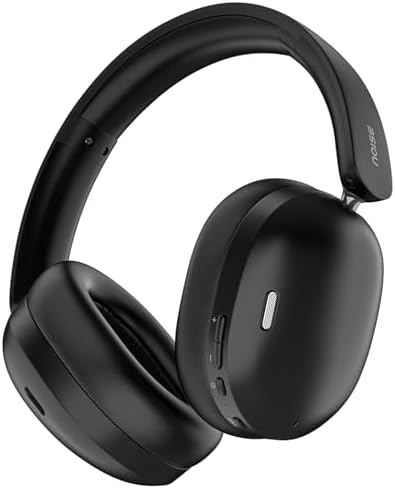 Noise Newly Launched Airwave Max XR Wireless Over-Ear Headphones with 120H Playtime, ANC, HFA Tech, Spatial Audio, Dual Pairing,BT V6.0(Carbon Black)