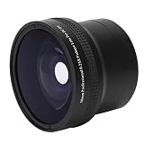BROLEO 58mm 0.25x Fisheye Lens, High Definition 58mm 0.25x Super Macro Fisheye Lens with Dust Cover for DSLR SLR Camera for Macro Photography, BROLEOr4egxbtv8f