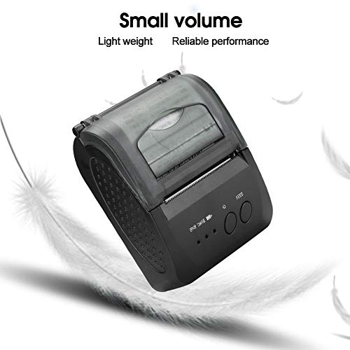 Thermische bonprinter, lichtgewicht draadloze factuurkaart POS Restaurant keukenprinter voor Bluetooth/Linux/Android/IOS… - Image 8