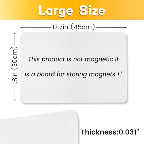 Poplopp POPLOPP-CB-001 Magnetic Board For Wall For Magnets, Refrigerator, Cubicle, Cabinet. 17.7 Inch X 11.8 Inch Magnetic Bulletin Board thumb #6