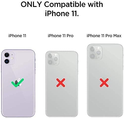 LeYi Compatible for Phone Case iPhone 11 with 2PCS Tempered Glass Screen Protector, 2 in 1 Armor Protective Case Cover with Ring Magnetic Car Mount Kickstand for iPhone 11 6.1 inch, Midnight Green