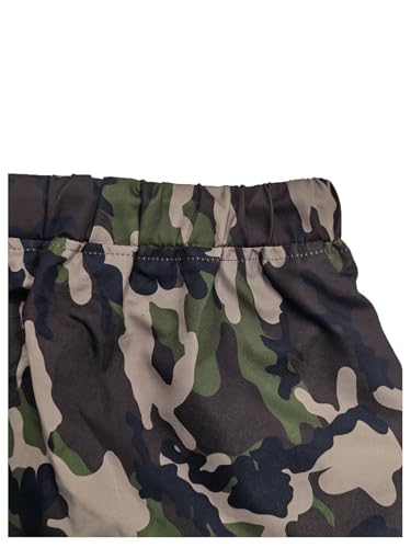 SHENHE Men's Camo Cargo Pants Drawstring Baggy Joggers Hip Hop Streetwear Loose Pants3