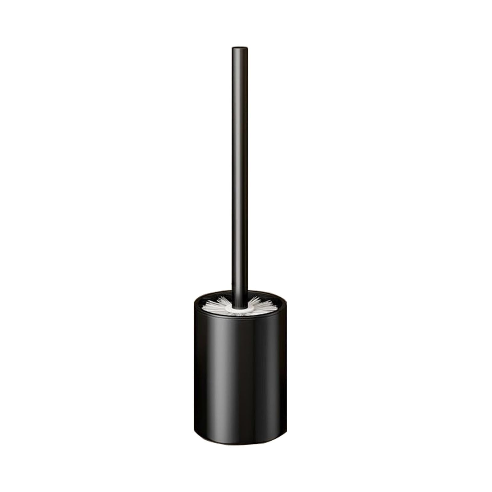 Brosse de toilettes en aluminium pour fixer au mur sans percer et garder une salle de bain propre