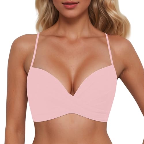 Bikini push-up avec armatures rose XL idéal pour vos journées plage et piscine