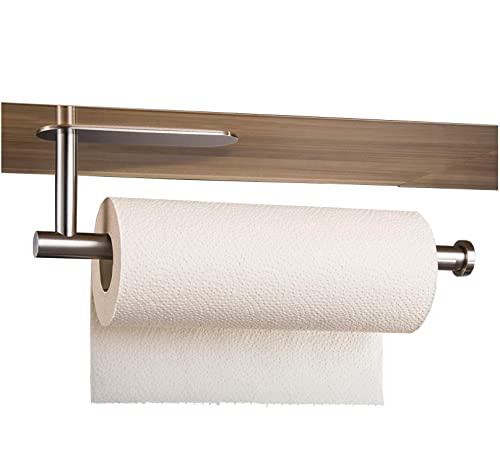 Küchenrollenhalter Ohne Bohren - Unter Schrank Montage Aus Aluminium Für Küche & Bad