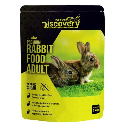 Taiyo Pluss Discovery Premium Adult Rabbit Food - 250 g Pouch | Daily Nutrition for Adult Rabbits (B0C2YPGXKJ) Amazon Price History, Amazon Price Tracker