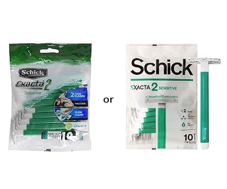 Miniatura 2 de Schick Exacta2 - Maquinilla de afeitar desechable sensible para hombres 30p (10 unidades x 3 unidades)