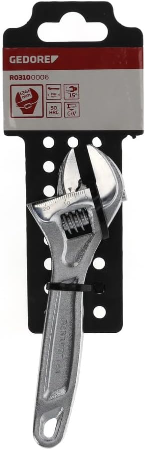 GEDORE - R03100006 RED Adjustable Spanner w.20mm l.150mm 15? Chrome