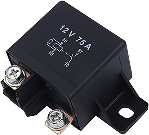 Relé de alta temperatura 12V 75A con bobina eficiente de 2.4W 5