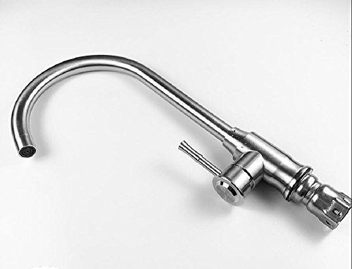 Food Grade Sus304 Stainless Steel Hot And Cold Water Faucet Kitchen 360 Degree Rotary Wash Vegetable Basin Double Basin Faucet Kitchen Sink Lead Faucet