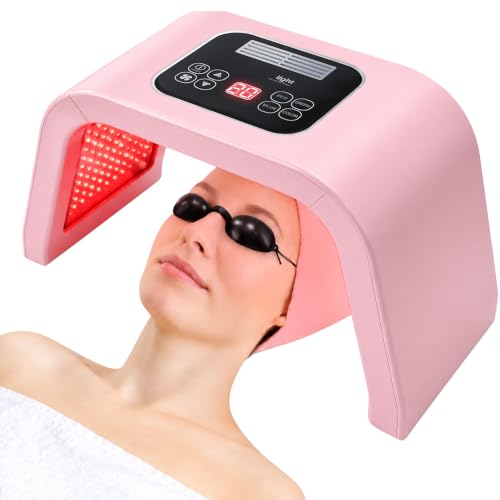 Fxtiaa LED-Face-Light-Therapy, 7 in 1 Color LED...