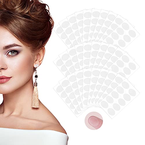 Prasacco Lot de 300 patchs de soutien pour lobe d'oreille, patchs de protection pour lobe d'oreille, boucles d'oreilles lourdes, stabilisateurs, grandes boucles d'oreilles pour femme Cover