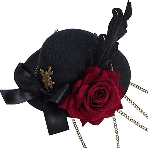 Heliltd Helitd Steampunk Mini Hat Hair Clip For Halloween Parties thumb #4