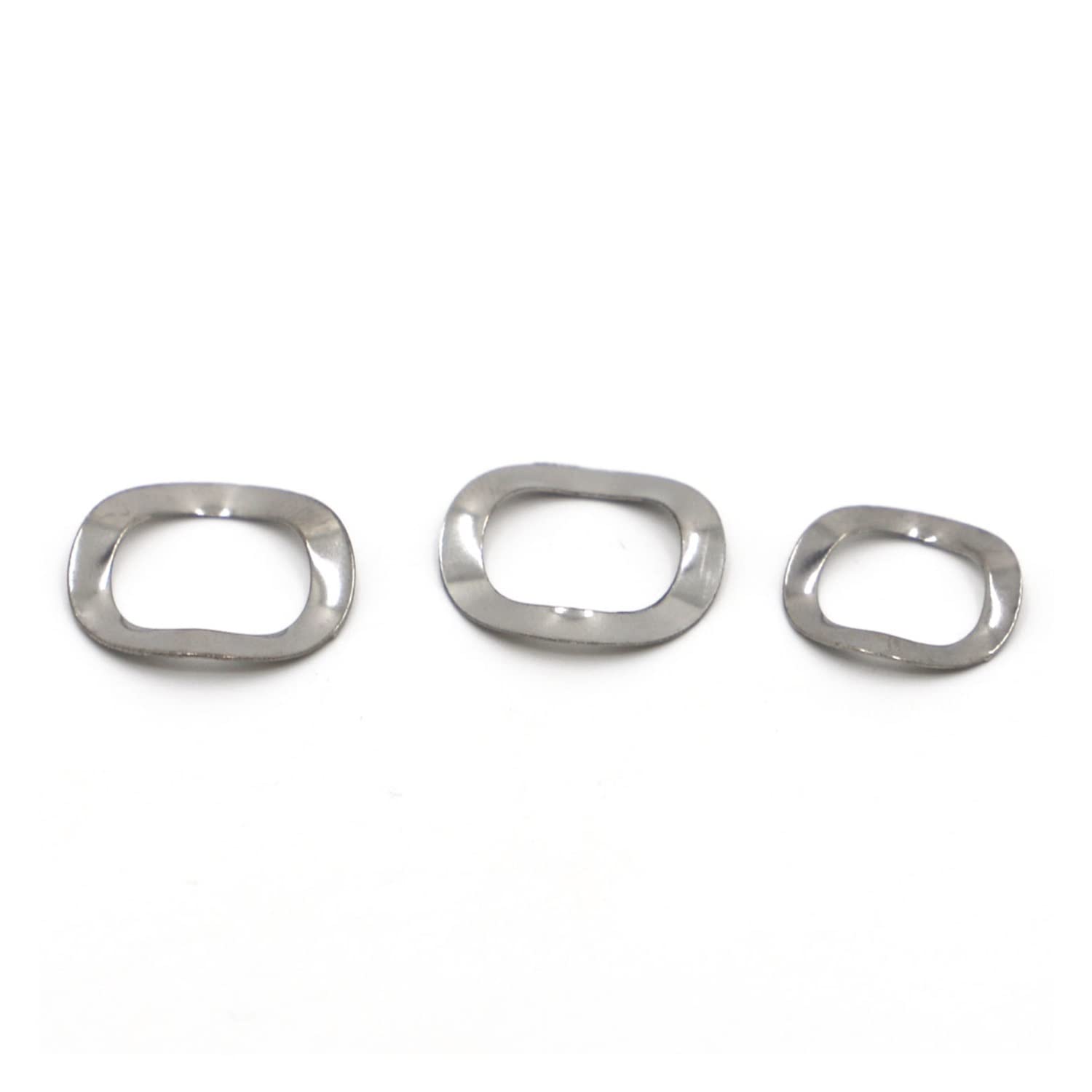 Lot de 10 à 20 rondelles élastiques à Trois ondulations en Acier Inoxydable 304, M3-M31, for Arbres de roulement(10pcs M16x21x0.3)