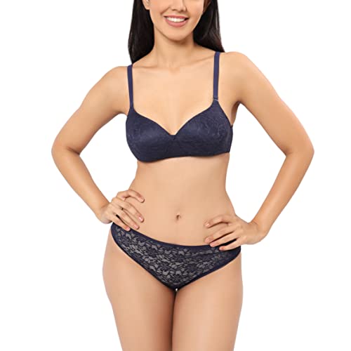Image of Amante Lace Padded Wire-Free Full Coverage Bridal T-Shirt Bra