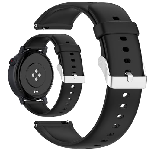 Correa silicona compatible con CMF Watch Pro 2 negra miniatura 3