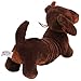 TOYLAND® 27cm Springy Pets Peluche Perro Dachshund - Marrón - ¡Se estira...