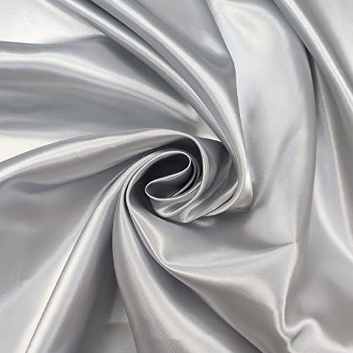 Panini Tessuti, Tissu Satin Satin uni en 40 couleurs - vendu à la pièce - travaux de couture créations et vêtements