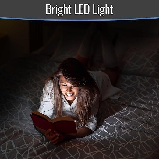 Image of FreshDcart 8X Handheld Magnifying Glass with LED Light | Large Illuminated Lighted Magnifier | Reading Glass for Books Newspapers Maps | Magnifying Glass for Kids and Seniors